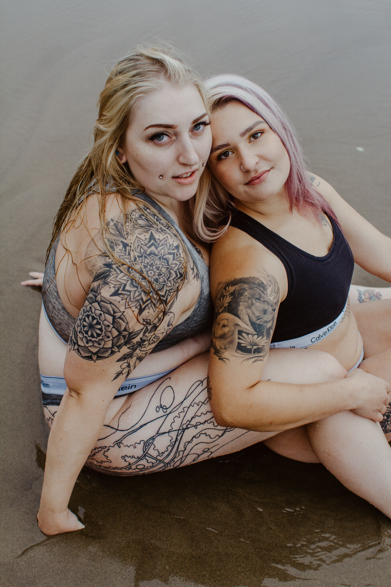 Lesbian Lovers at the beach