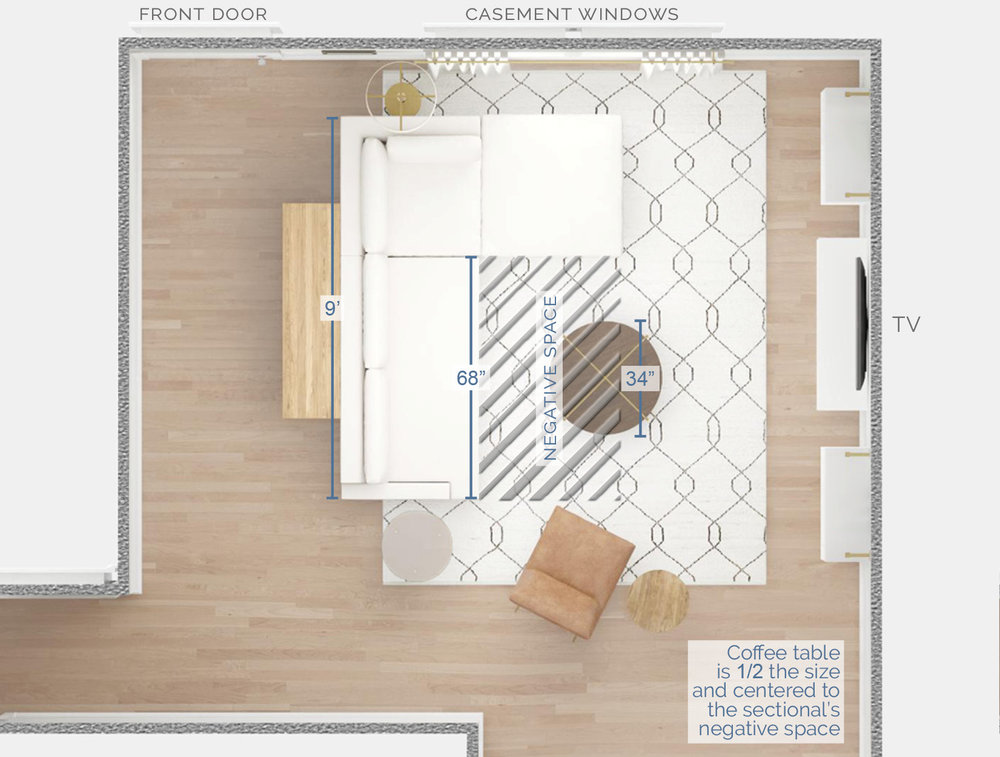 How To Arrange Furniture Like A Professional Interior Designer K T Designs Design And Décor Blog Diy Projects How To Arrange Furniture Like A, Distance From Sofa Coffee Table