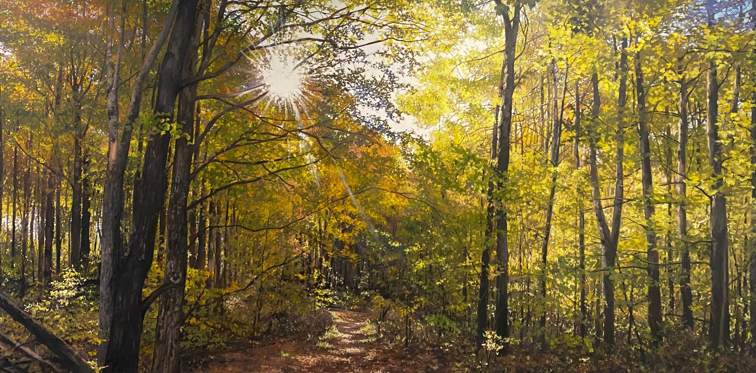 $3900 - come what may, 36" x 72", oil on canvas