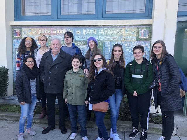 Chris and I bumped into these sweet young people on our way into the Castro for breakfast. They'd been studying LGBT history and queer identity for the past two weeks in San Francisco, thanks to their high school teachers in Indiana.

That's right. I