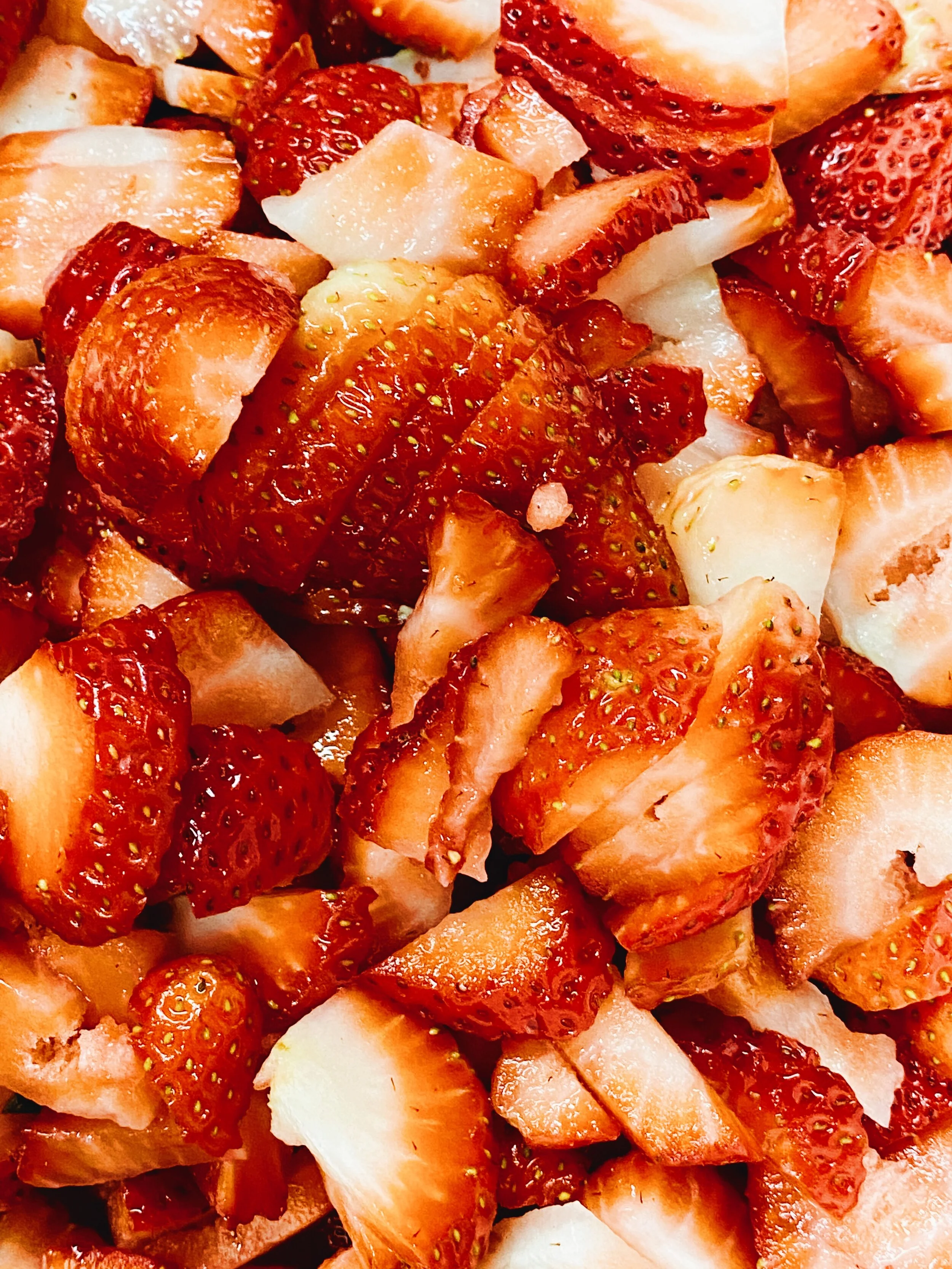 Strawberries for jam