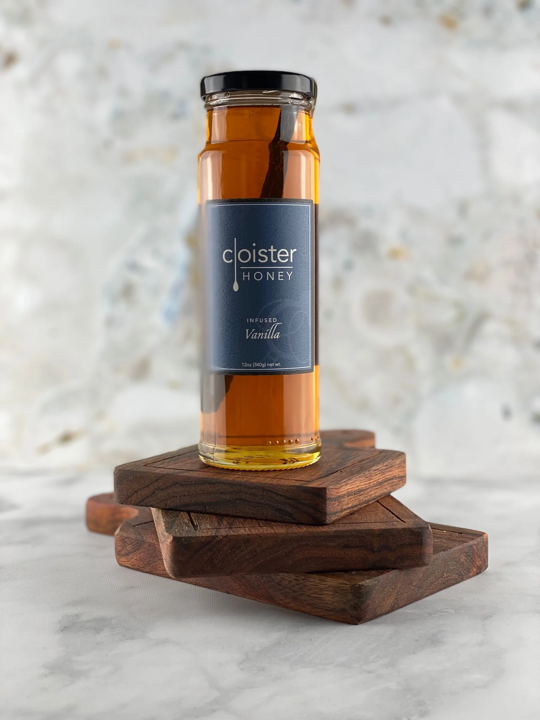 vanilla infused North Carolina wildflower honey.