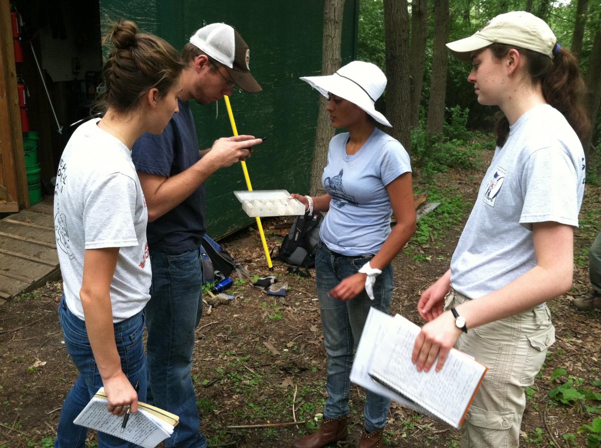 “Pedagogy for the Pedosphere” emphasizes hands-on, inquiry based learning activities such as sampling and analyzing soils as a means to increase students’ “soil literacy.” Photo courtesy of V. Bala Chaudhary.