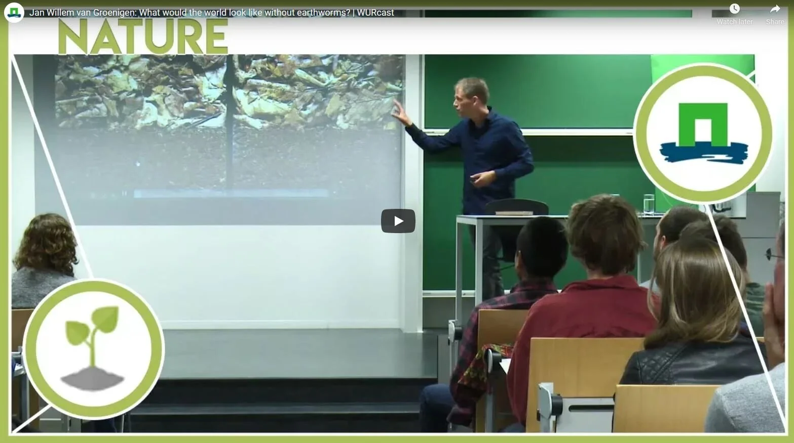 Jan Willem van Groenigen: What would the world look like without earthworms? | WURcast