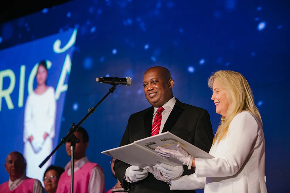 ACLC National Co-chair Dr. Luonne Rouse and his wife Marie officiated the ceremony.