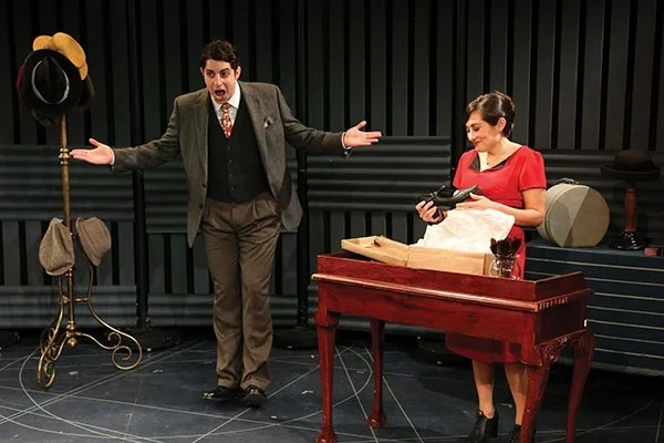Eli Gelb and Lucy DeVito will perform in How My Grandparents Fell in Love at the NJ Repertory Company. Credit NJJN