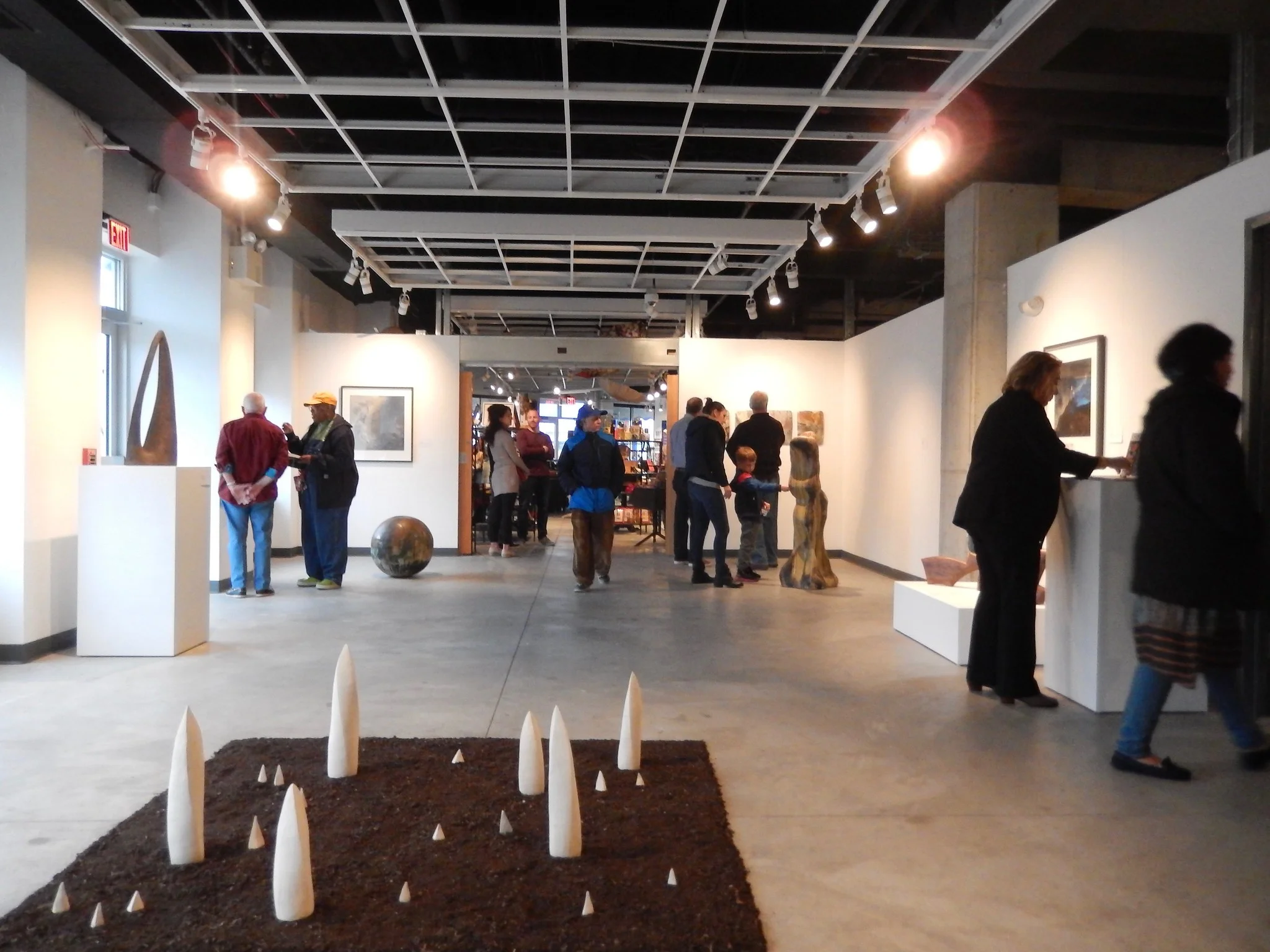 “Shoots of Hope” by Tim Clark (foreground)