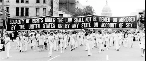 “Equality of rights under the law shall not be denied or abridged by the United States or by any state on account of sex.”