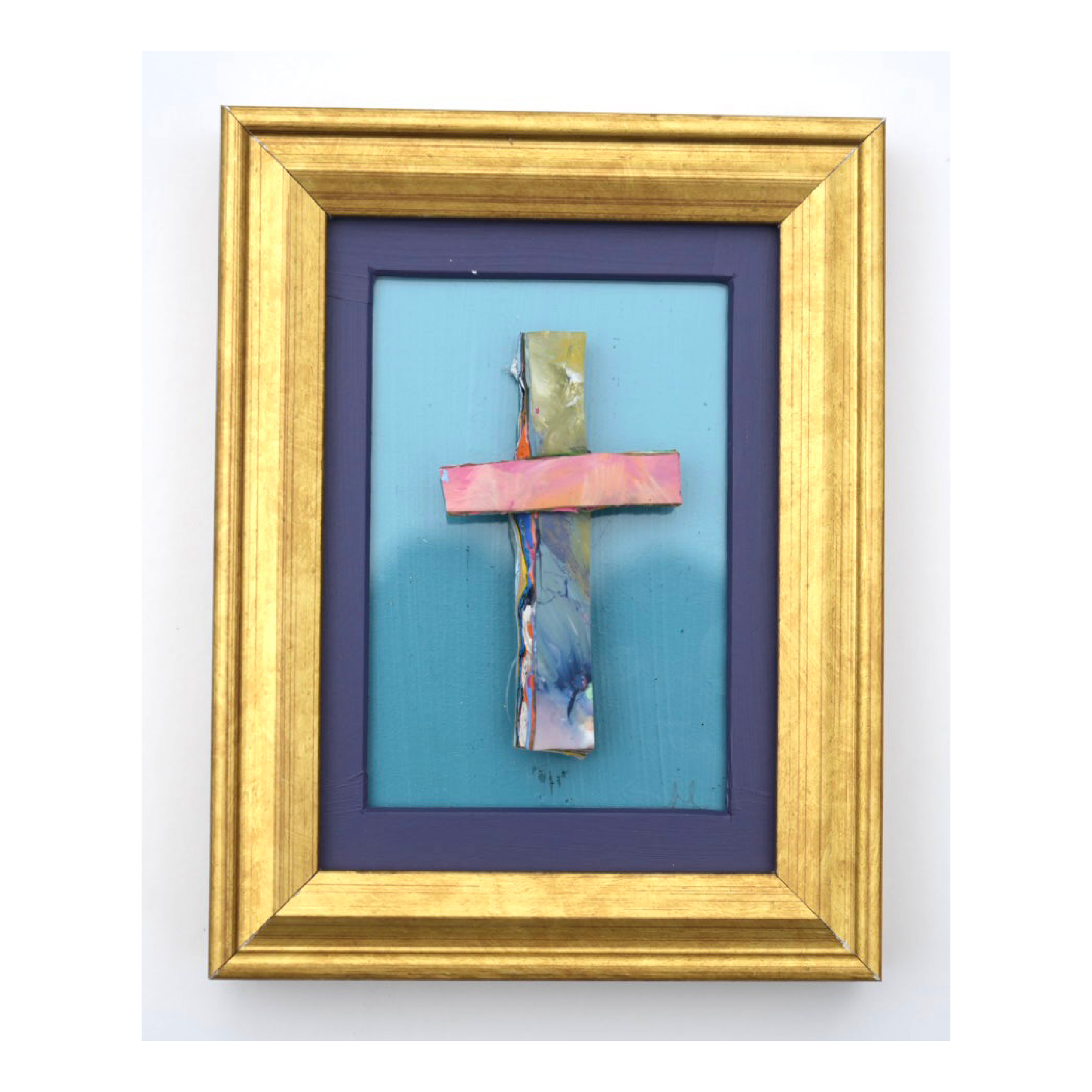 Cross (Gold Mini Frame) No. 12
