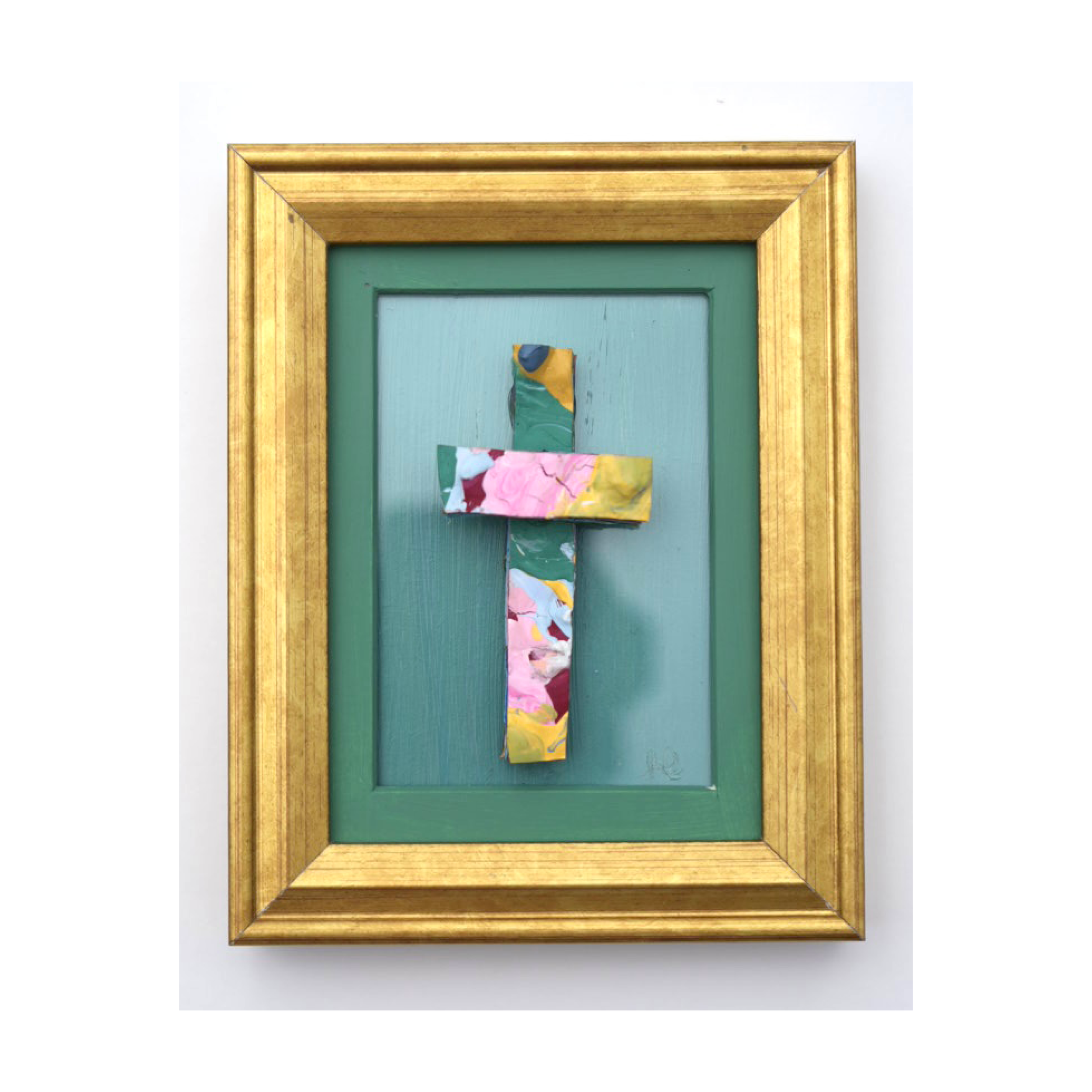 Cross (Gold Mini Frame) No. 10