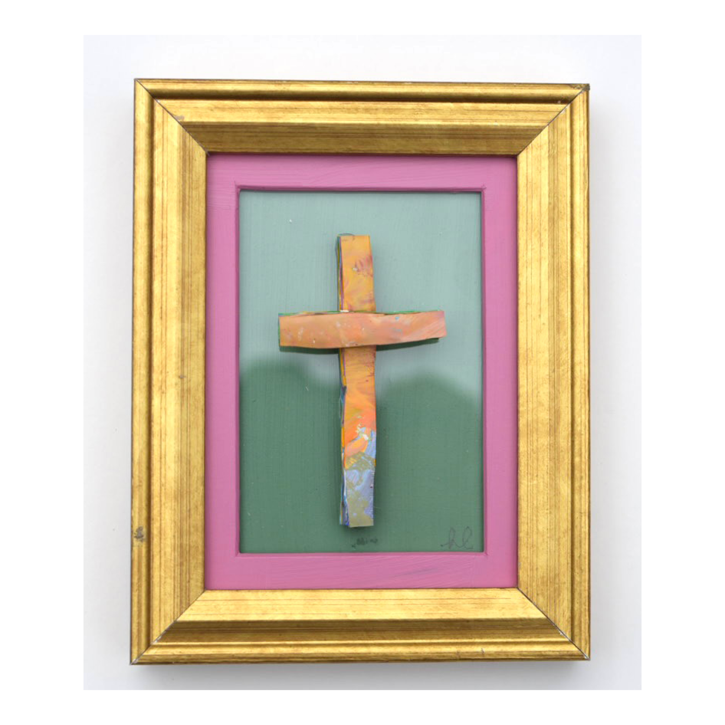 Cross (Gold Mini Frame) No. 2