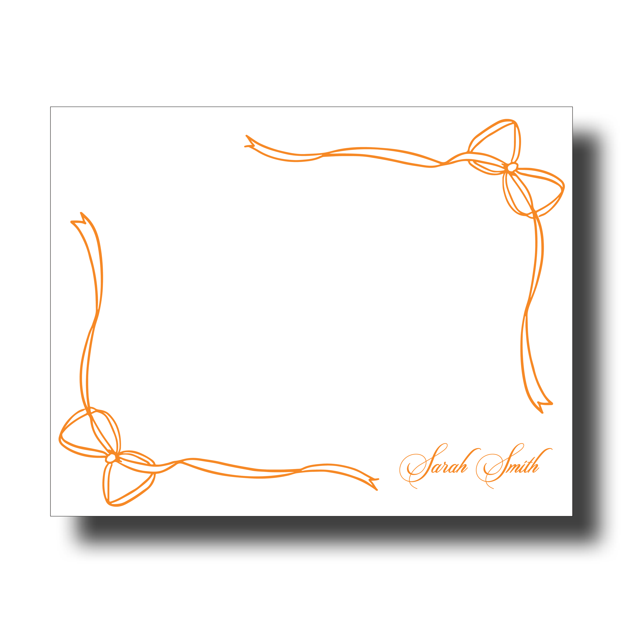 Double Bows - Orange