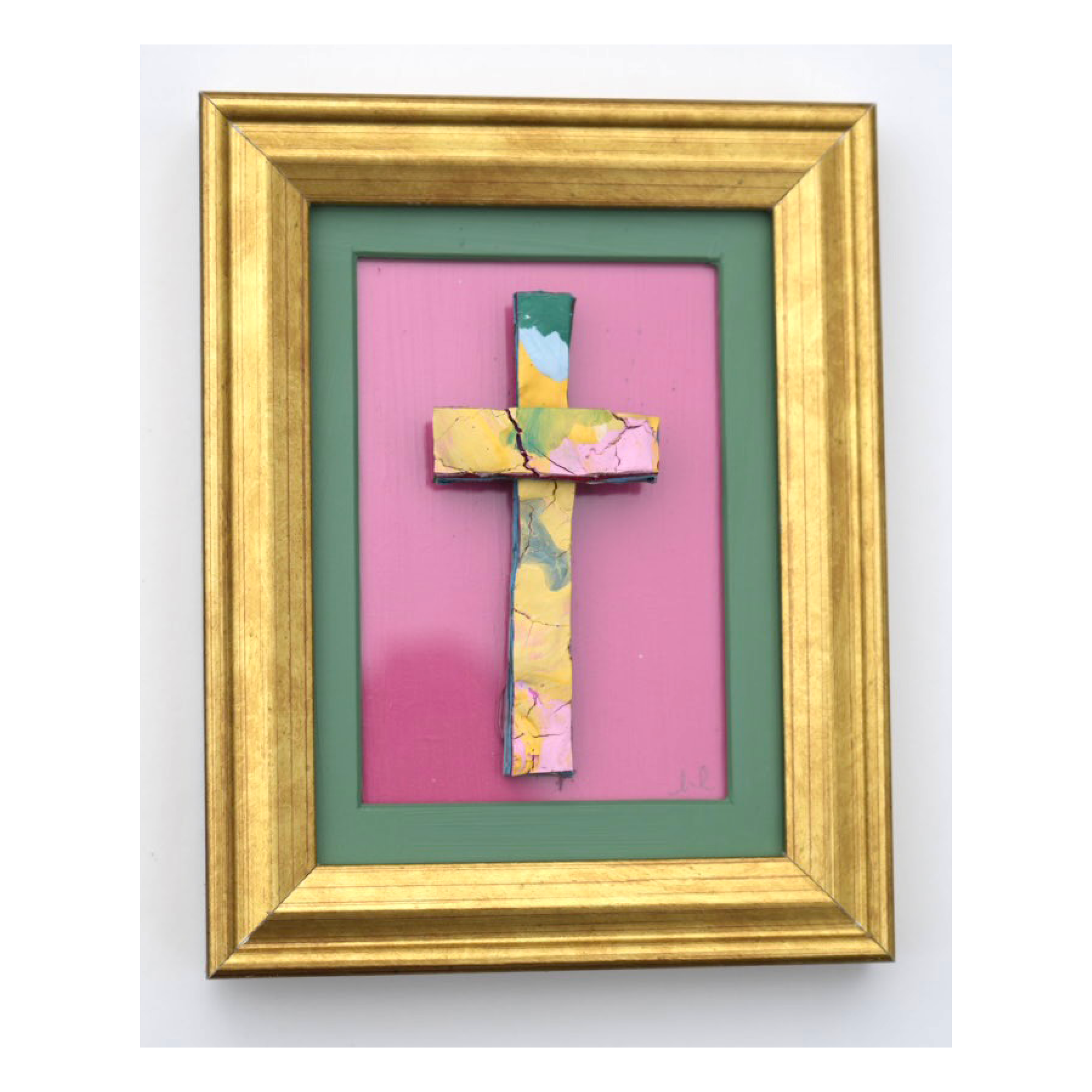 Cross (Gold Mini Frame) No. 16