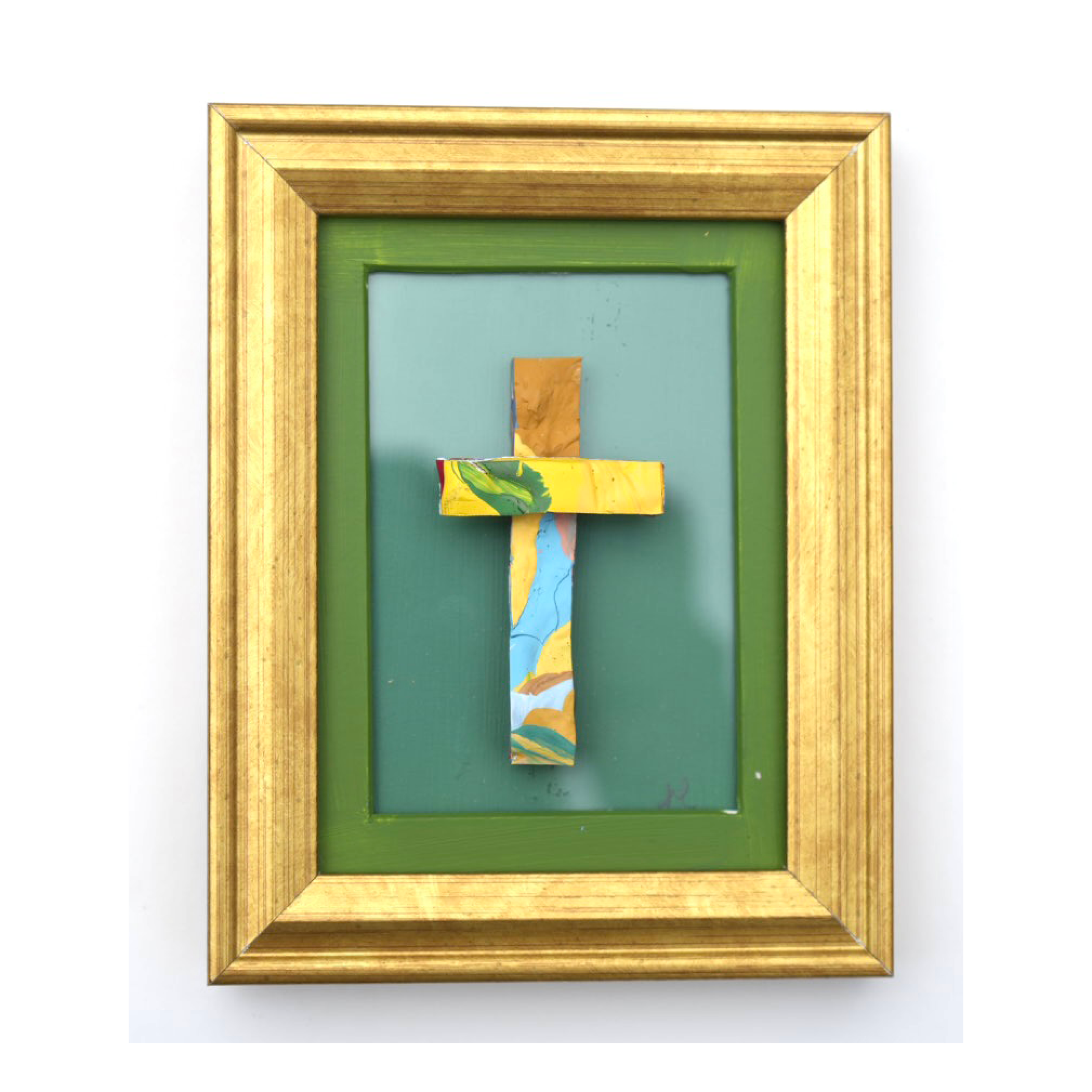 Cross (Gold Mini Frame) No. 8