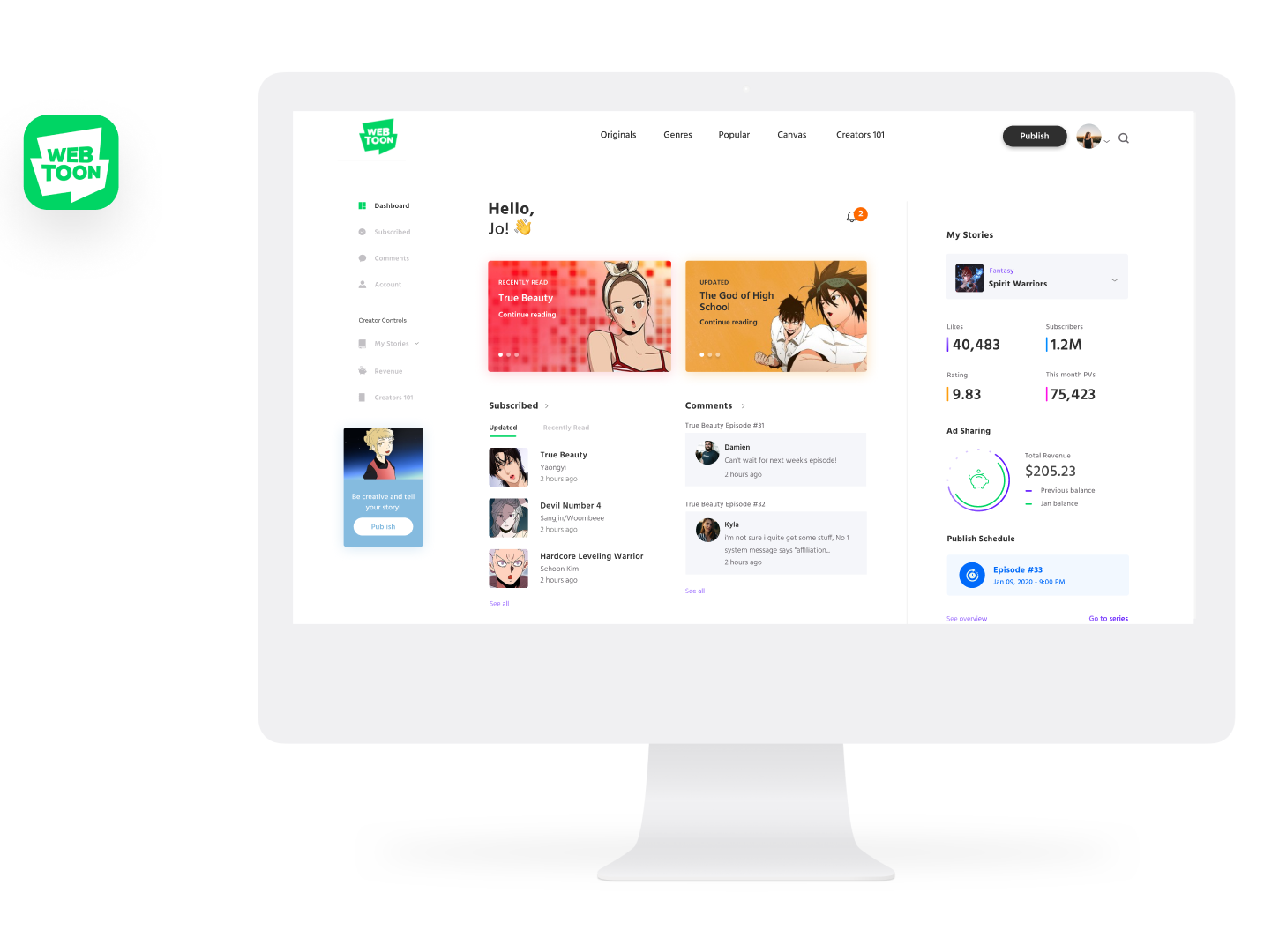 Webtoon Cristina Chong