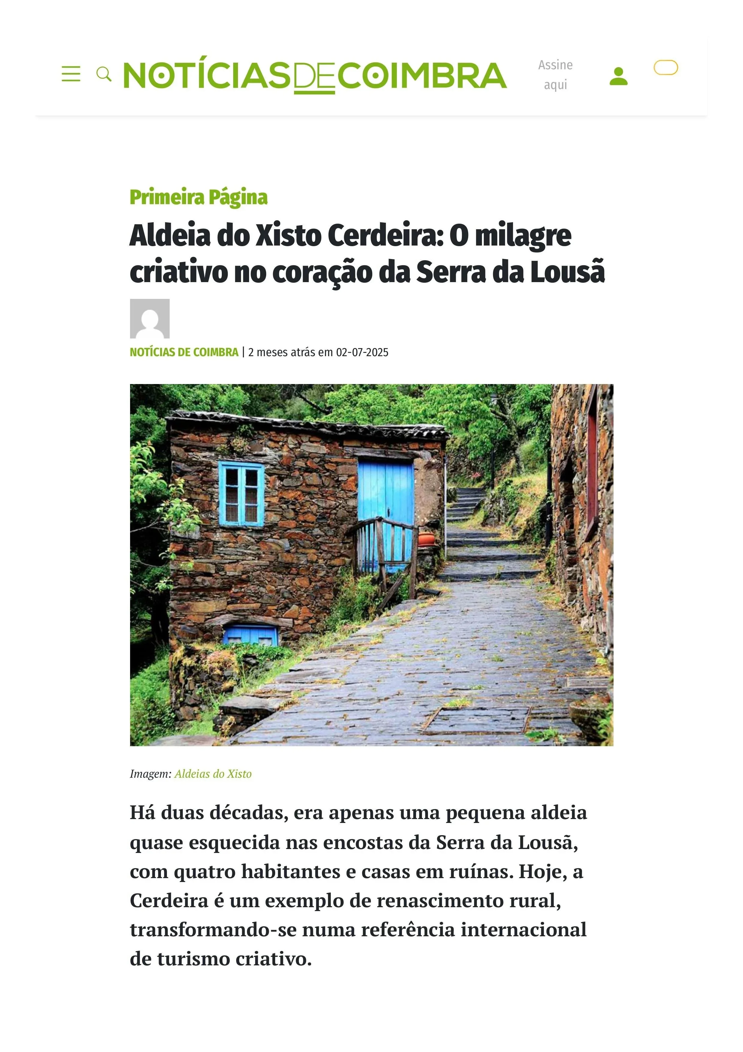 NOTÍCIAS DE COIMBRA 2025