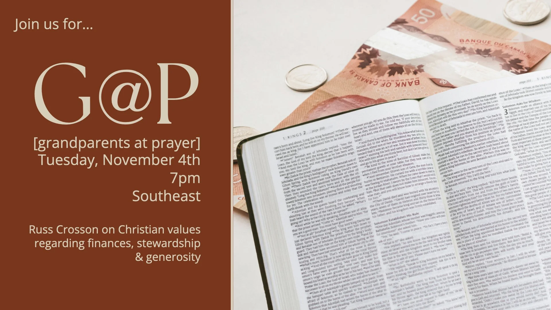 G@P [Grandparents at Prayer]