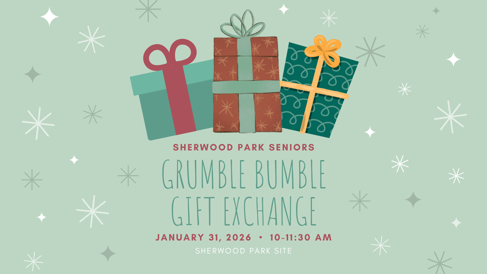 Sherwood Park | Grumble Bumble Seniors Gift Exchange