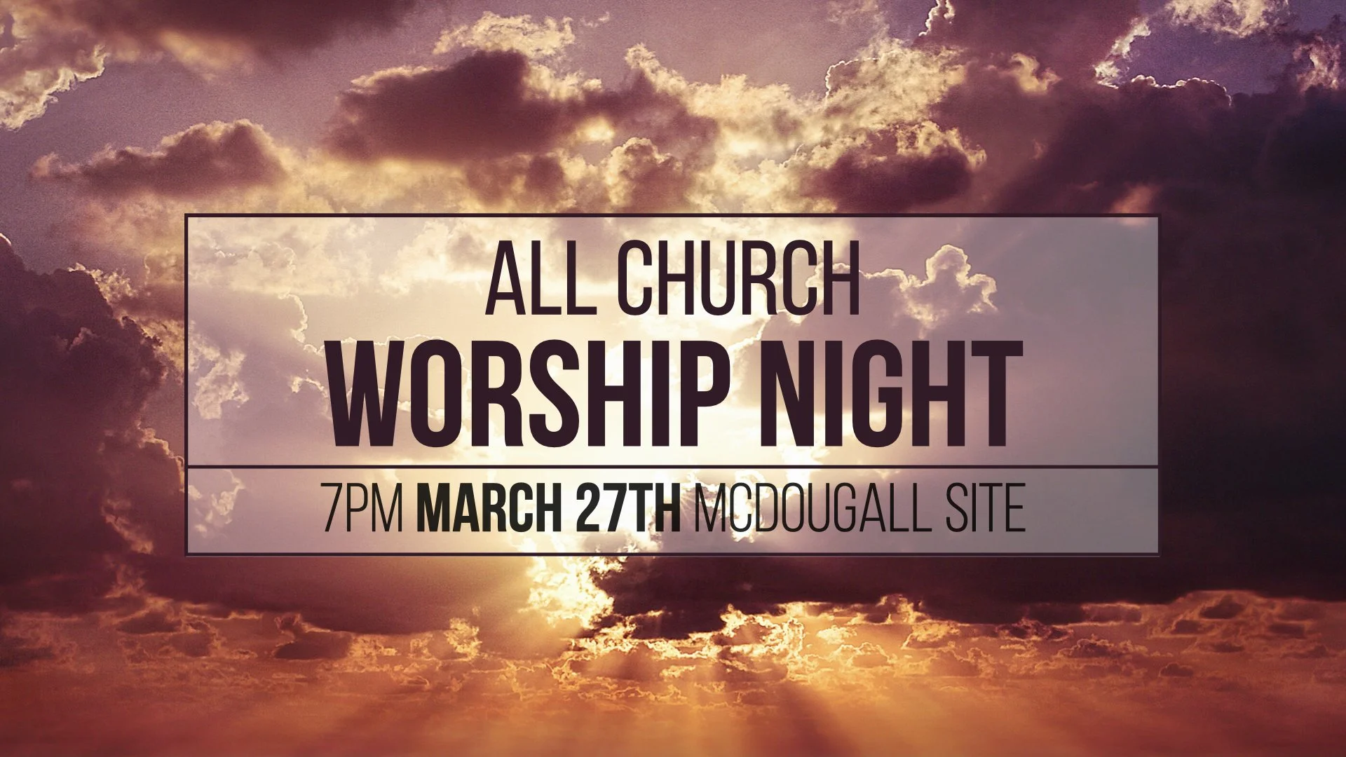 All Church Worship Night