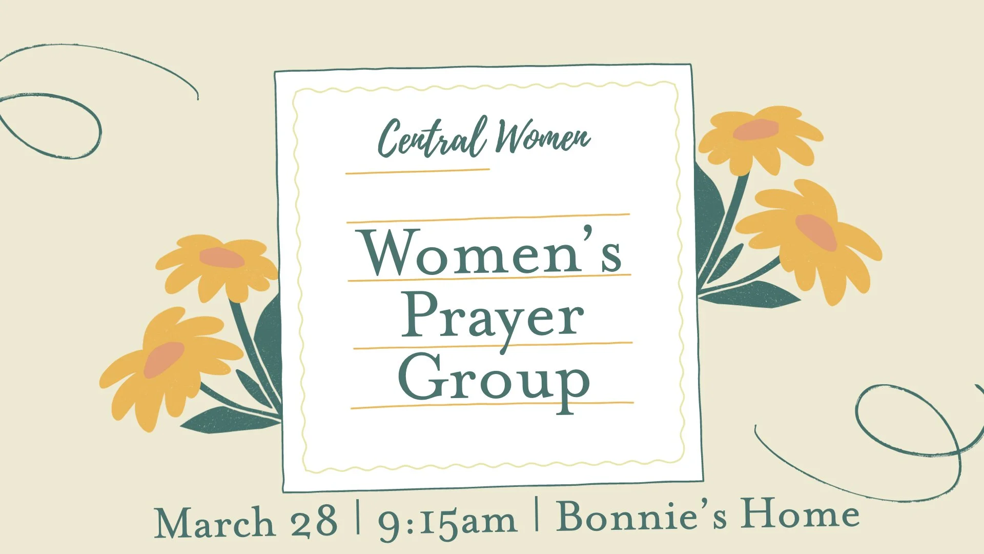 Connors Hill | Women's Prayer Group (NEW TIME)