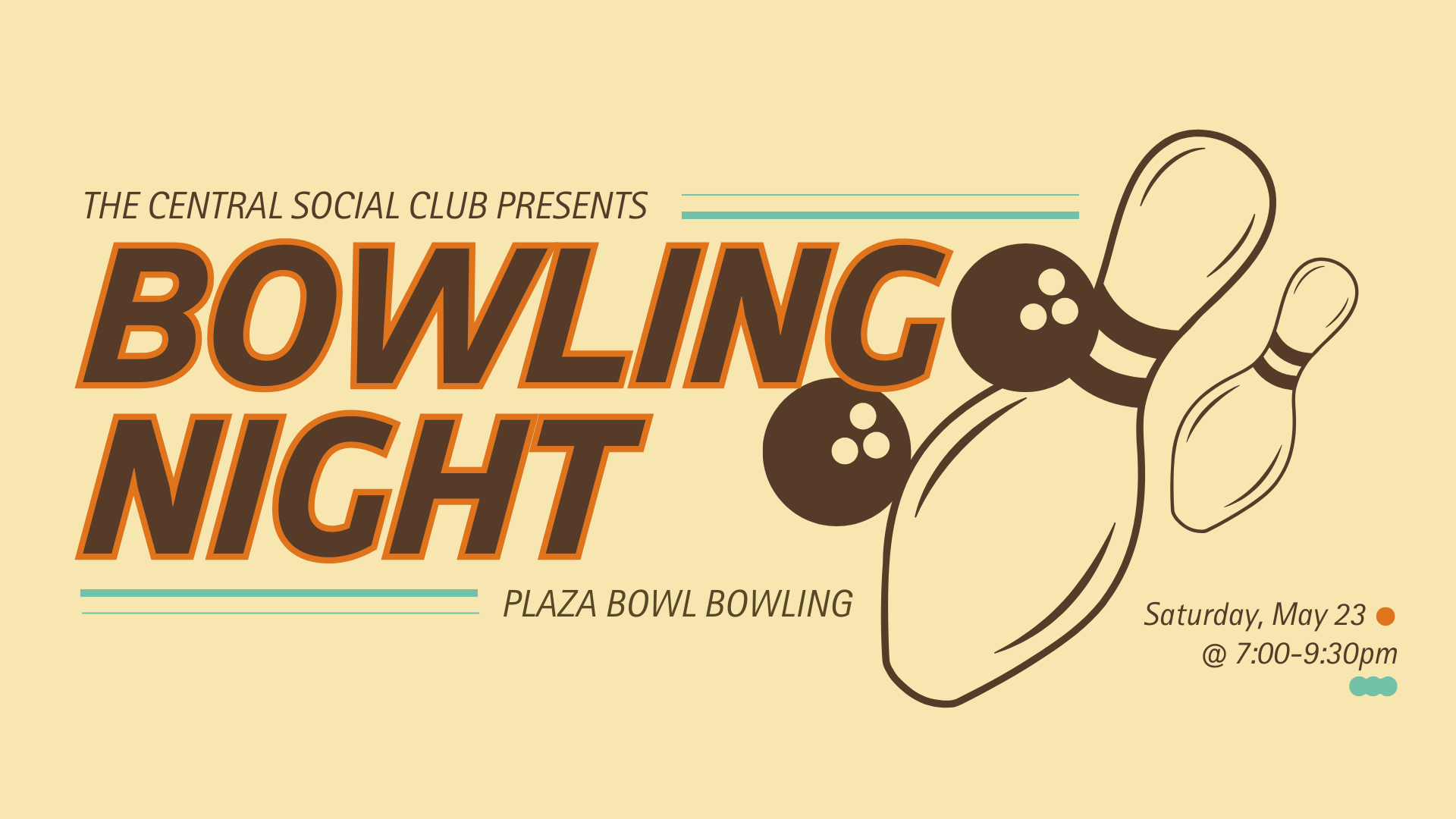 Central Social Club | Bowling Night | May 23