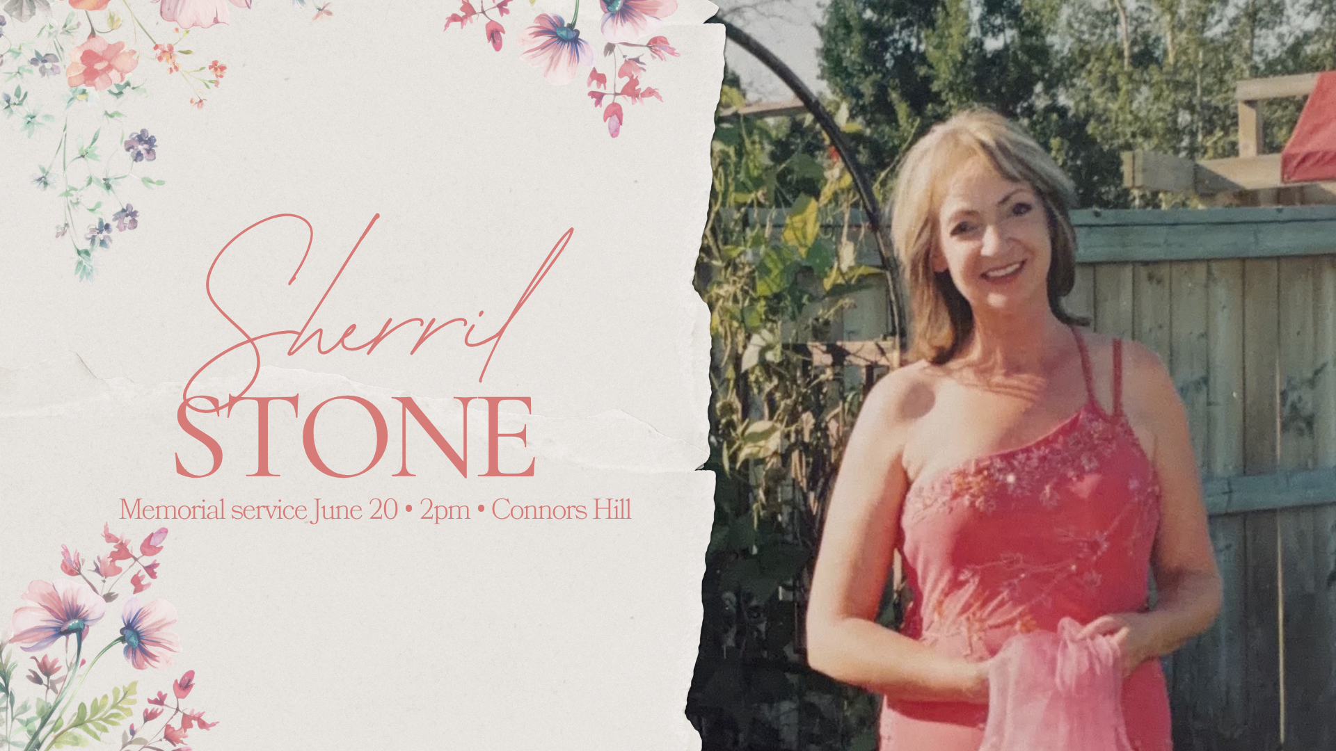 Sherril Stone Memorial Service