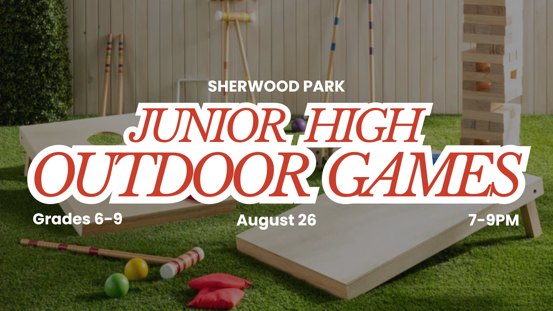 Sherwood Park | Jr. High Outdoor Games | August 26
