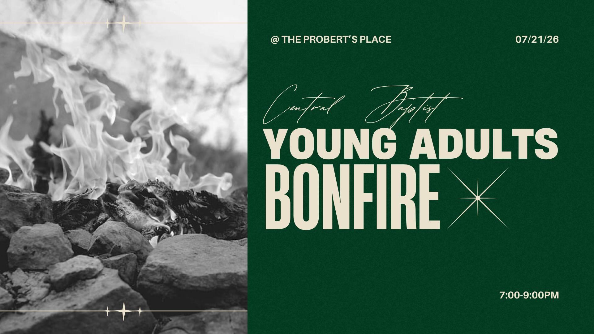 Young Adults | Summer Bonfire | July 21