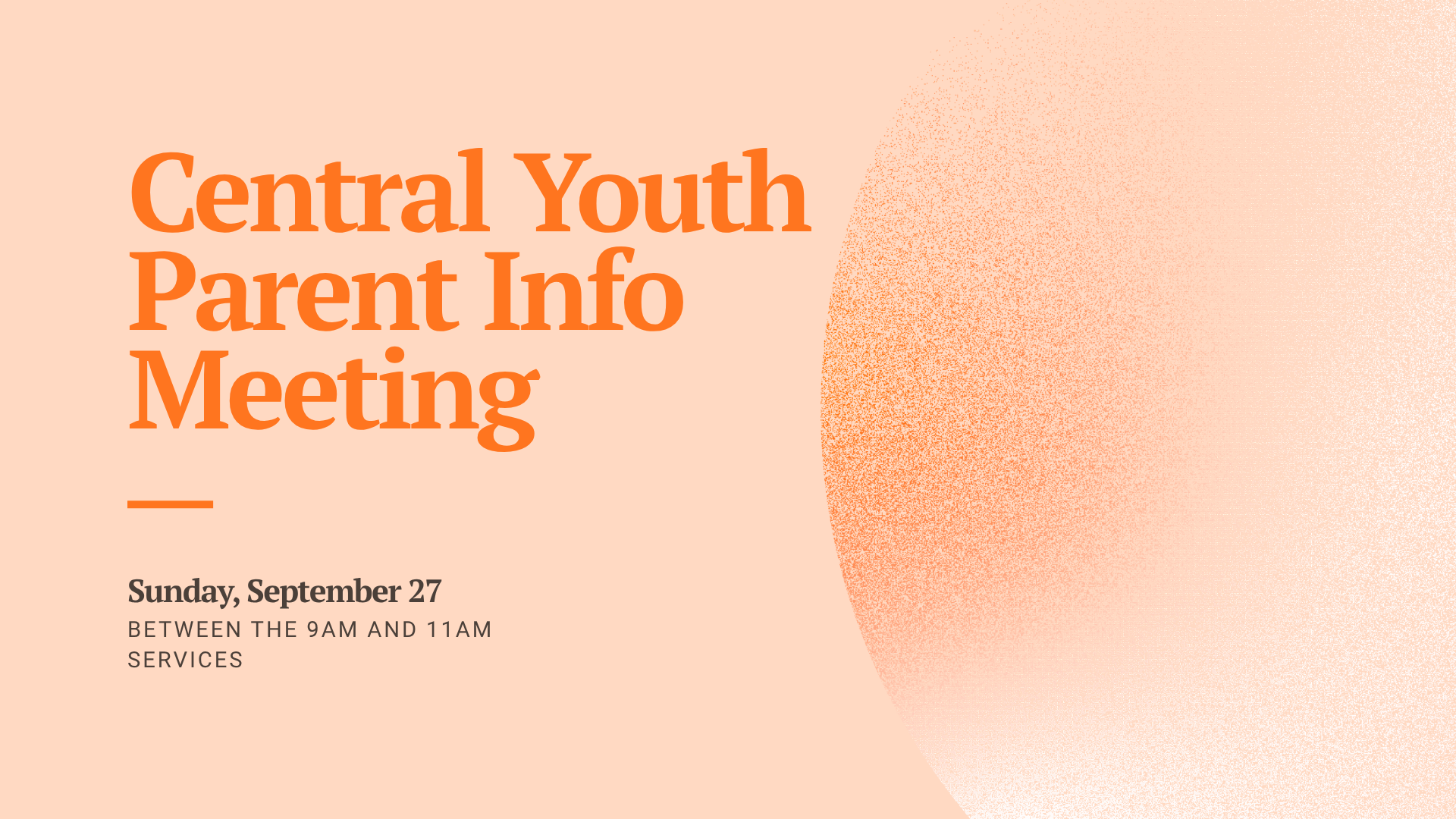 CYM Parent Info Meeting