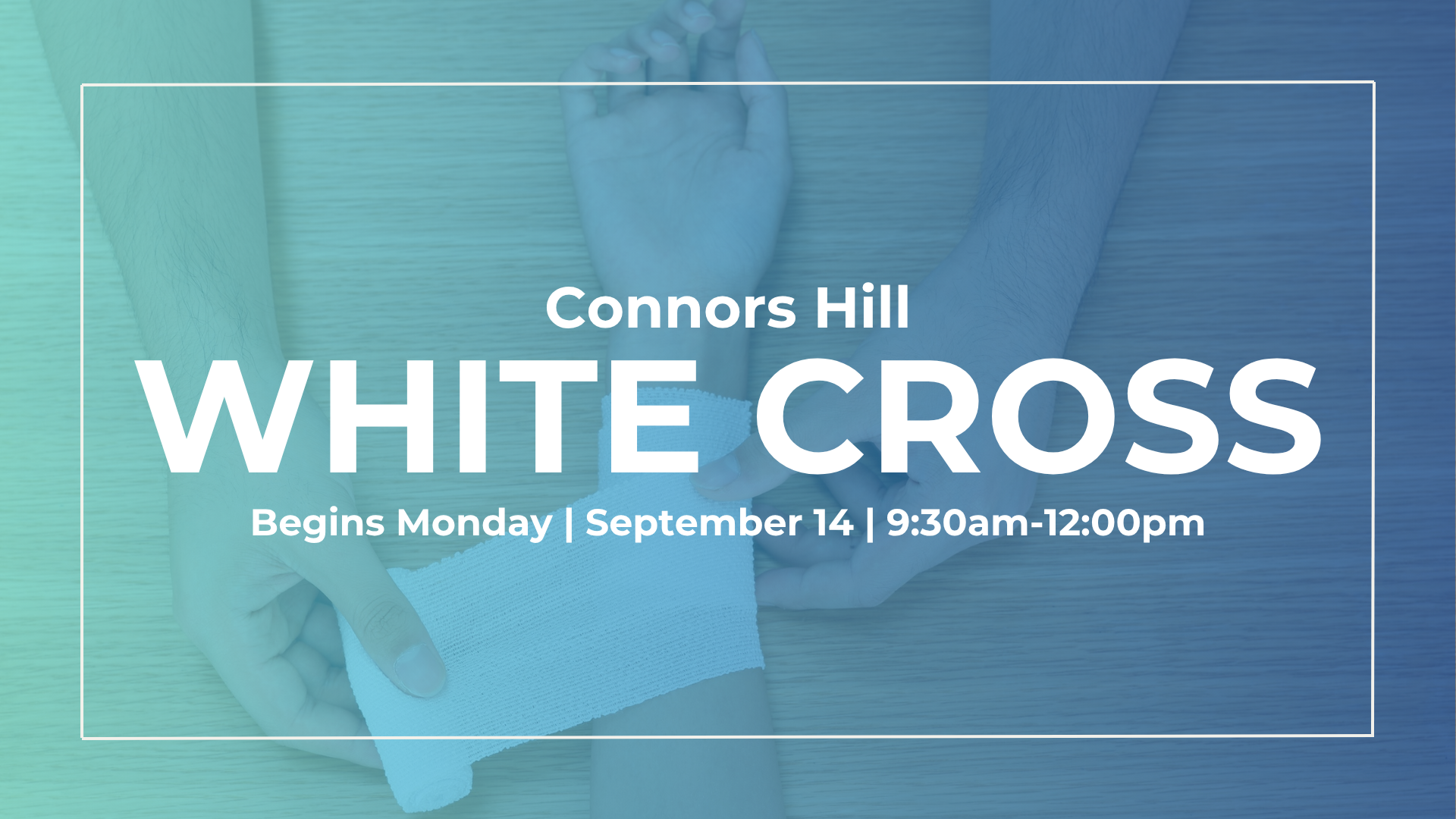 White Cross | Beginning September 14th