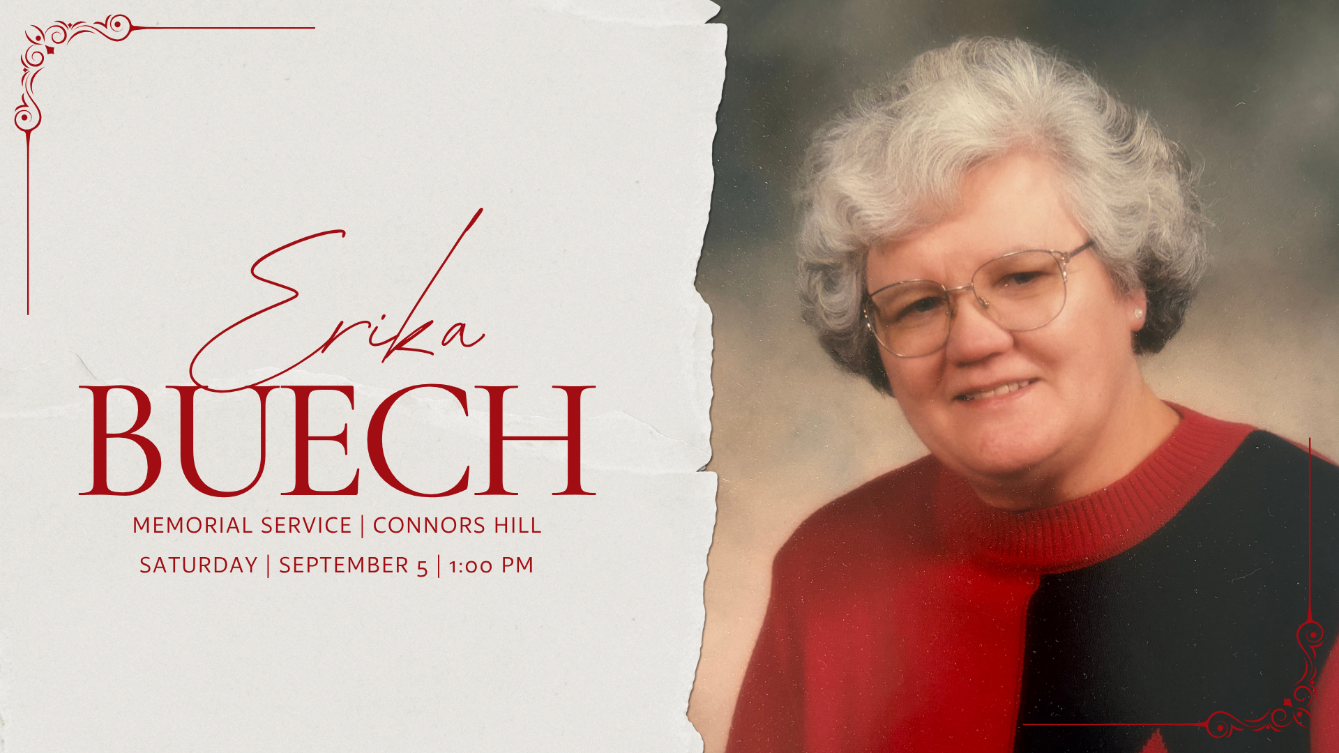 Erika Buech Memorial Service