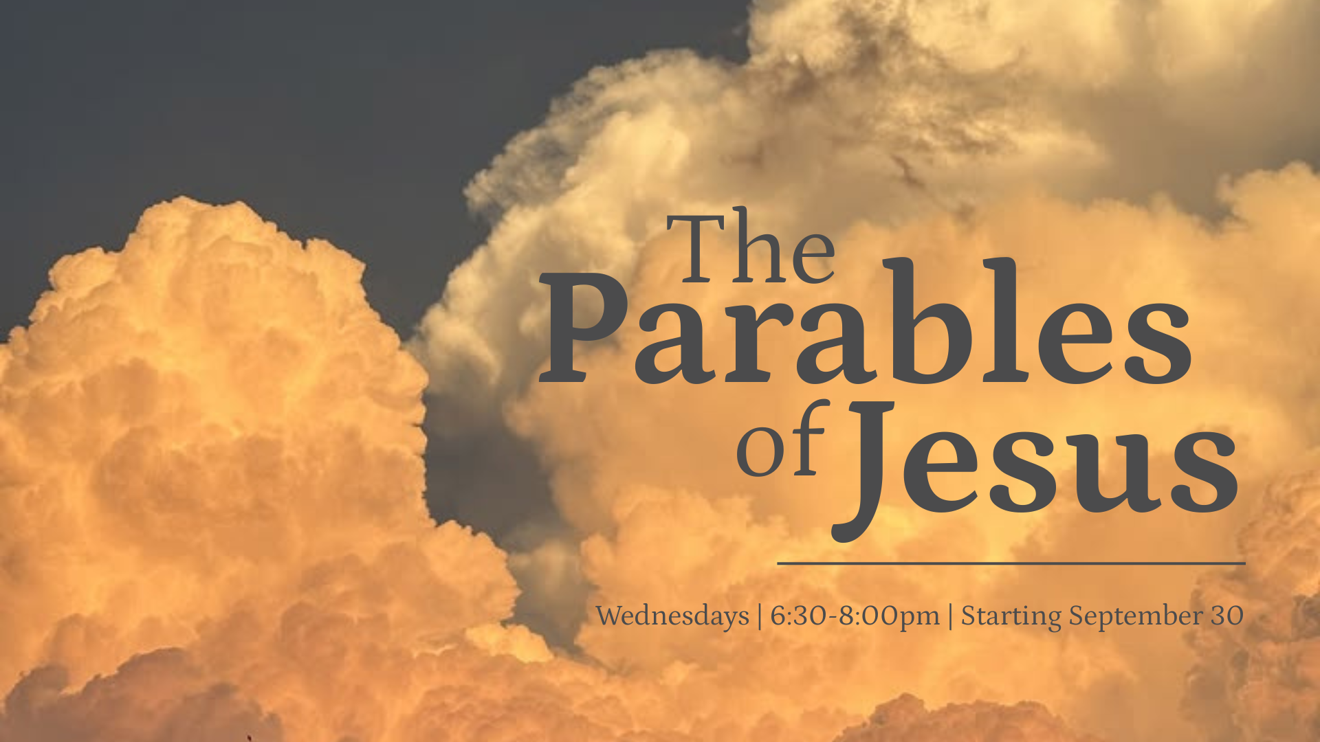 The Parables of Jesus