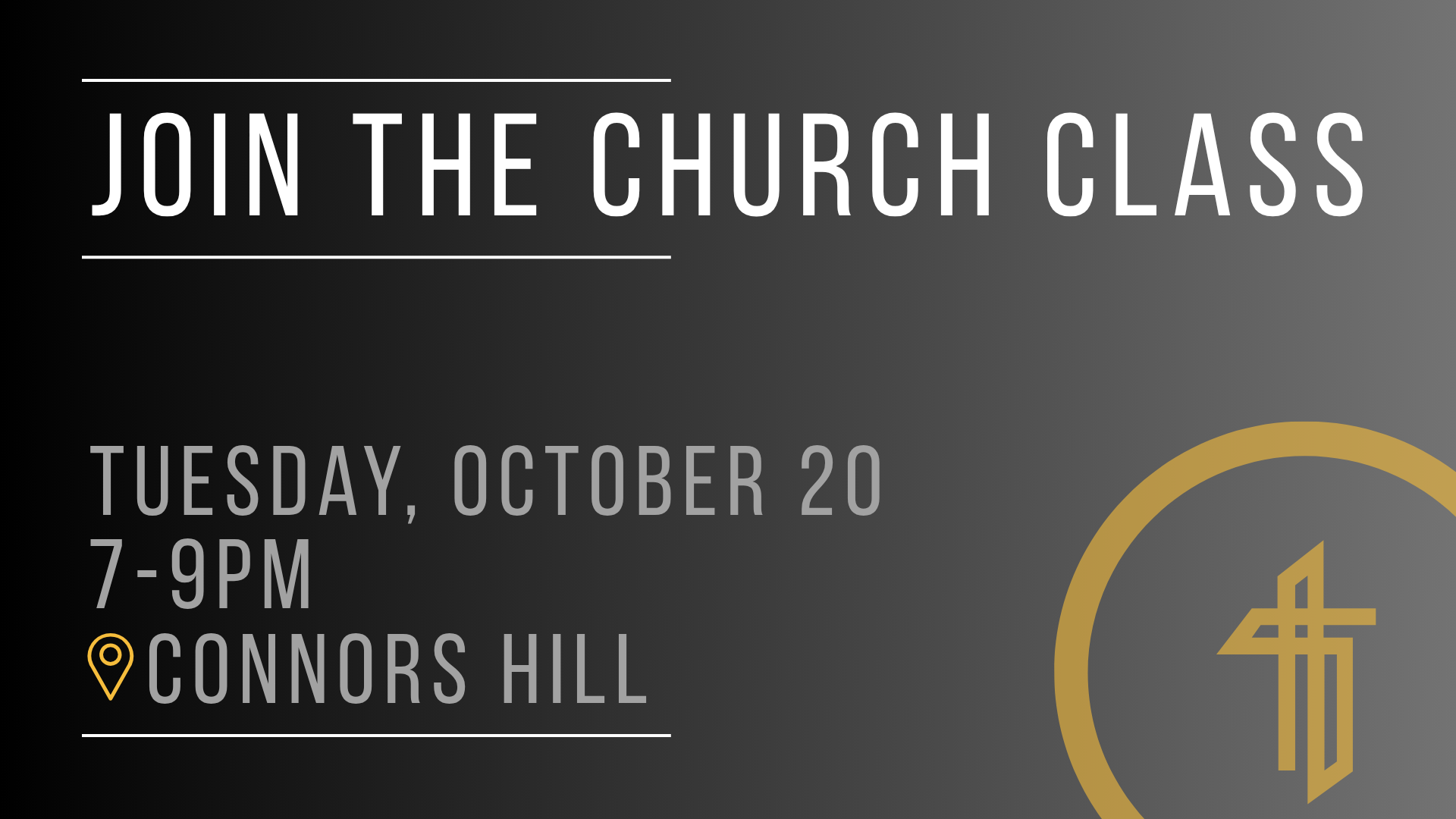 Join the Church Class