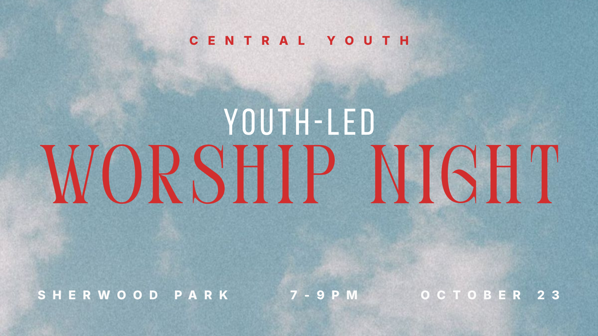 Youth-led Worship Night