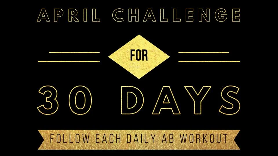 Lets be honest Summer and Bathing suits are right around the corner! Are you READY? No worries, join our April Ab Challenge! Head on over to Facebook and join ‘321 Monthly Challenges’ ! There we will have fun, accountability and daily workouts you can complete at home or anywhere!