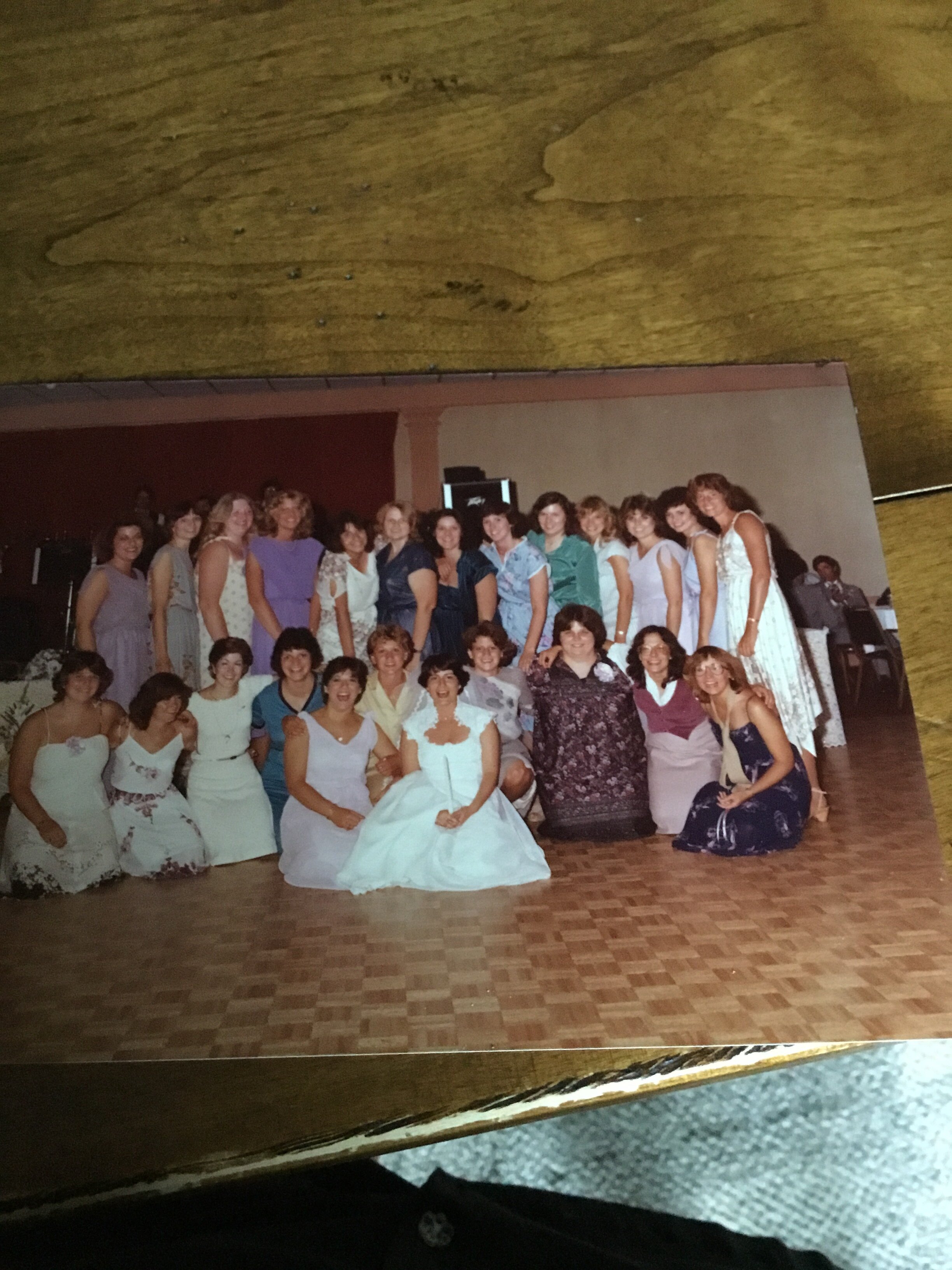  Sisters at my wedding on June 27, 1981. Great group of friends! 