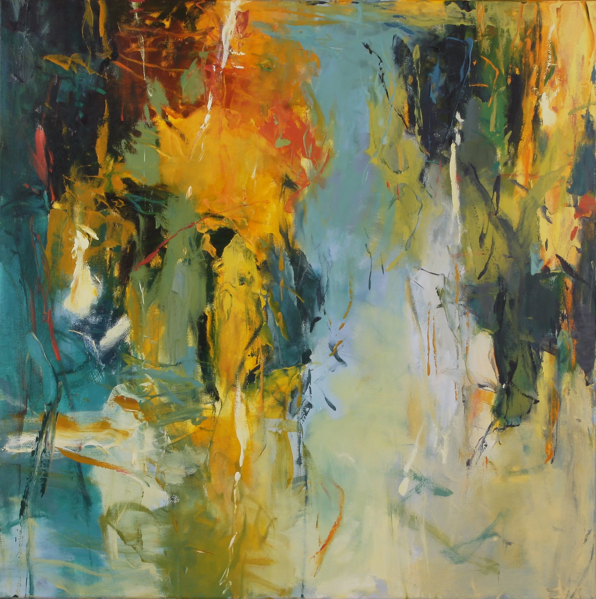 Wilderness Encounter I 2017 36’’ x 36’’ oil on canvas