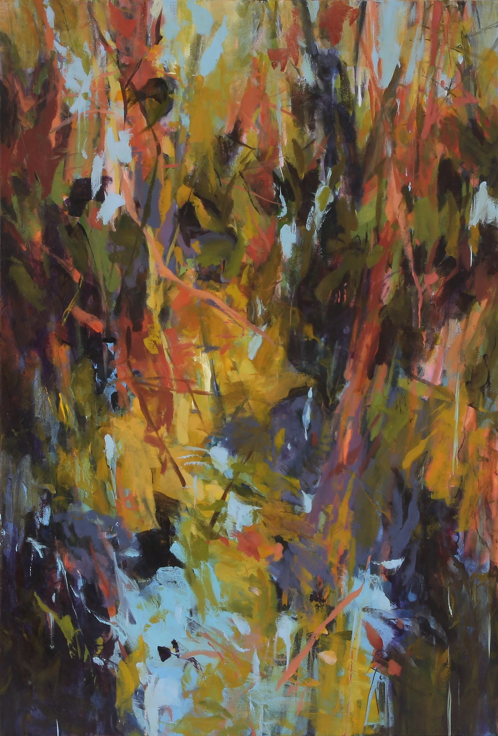 Winter Head Waters 2017 44’’ x 30’’ oil on canvas