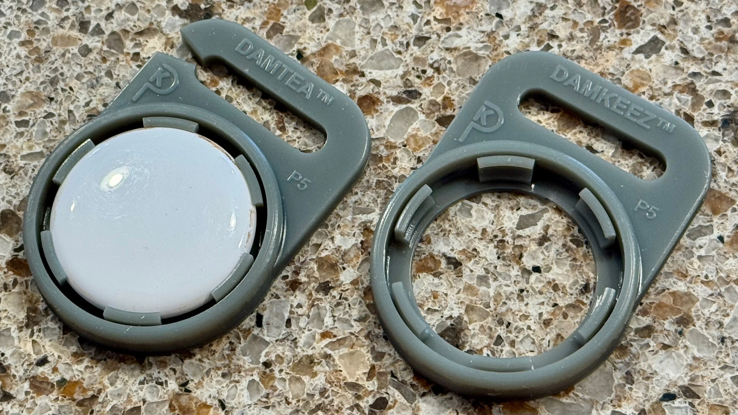 DAMTEA - an AirTag holder for your tea!  Kinetic Precision