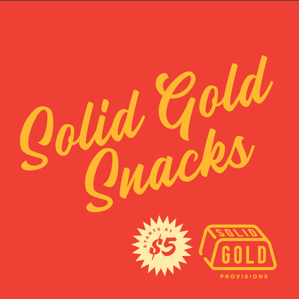 Snack with Solid Gold Provisions  