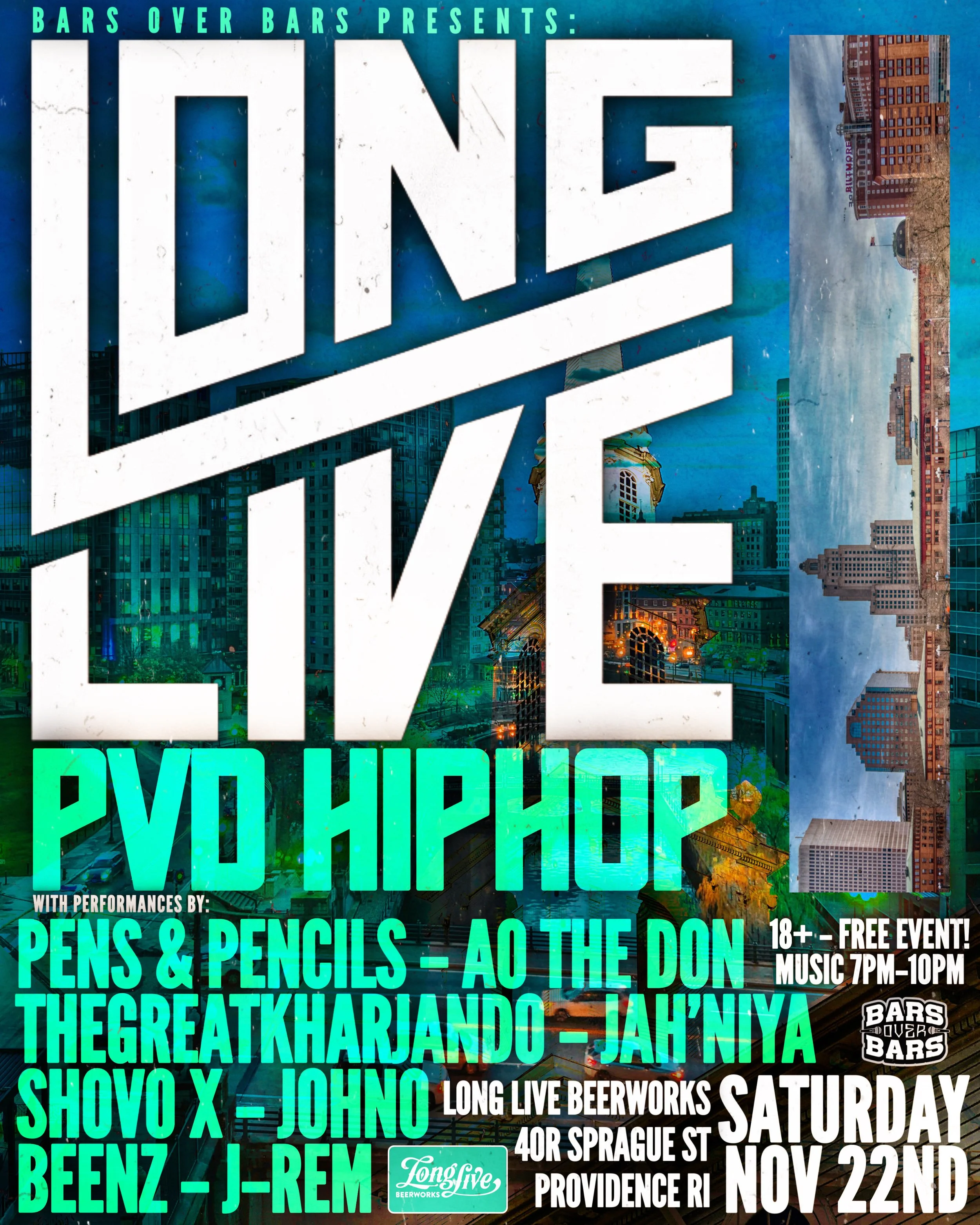 An Evening of Hiphop with Bars Over Bars 