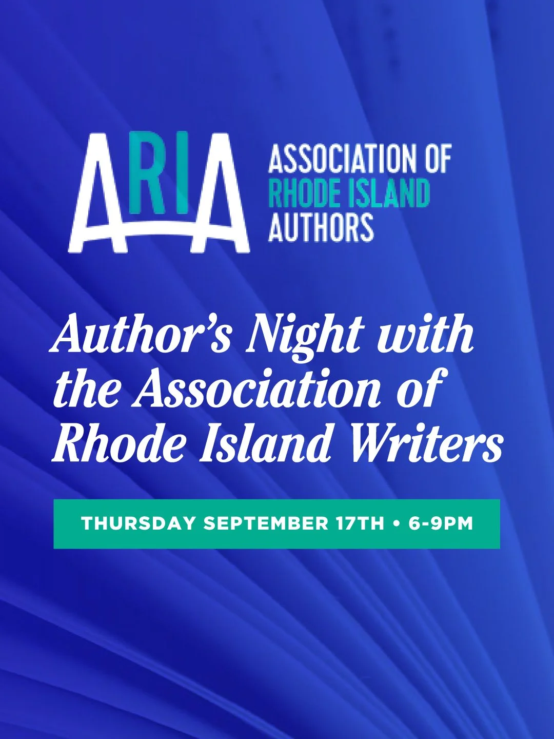 Author's Night w/ Association of Rhode Island Authors (ARIA) 