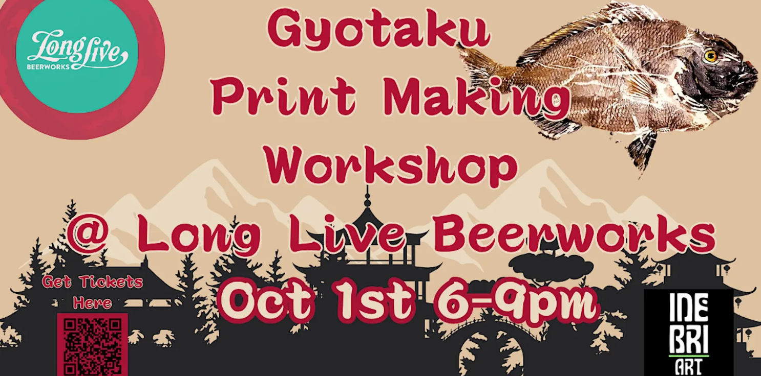 Gyotaku Print Making w/ Inebri-ART (Ticketed) 