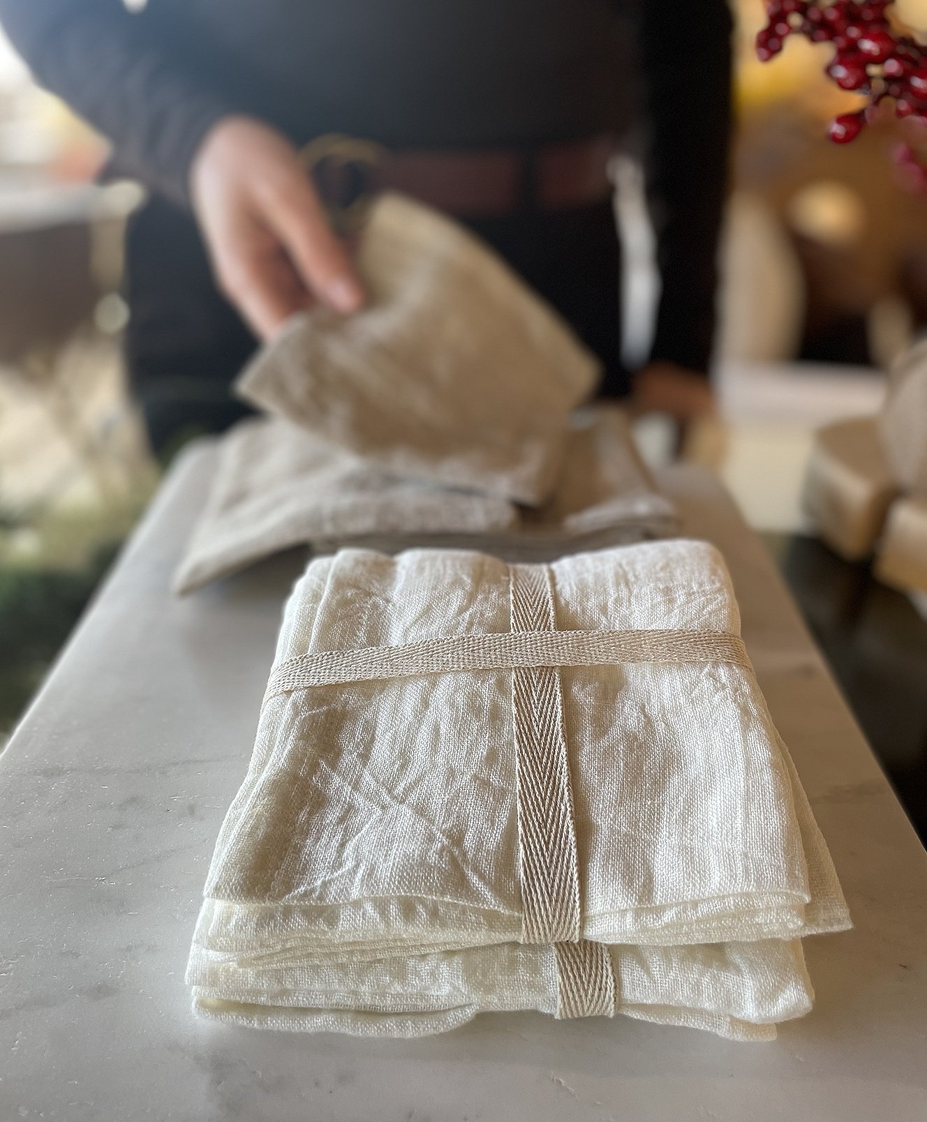 Linen Cocktail Napkins (set of 4)