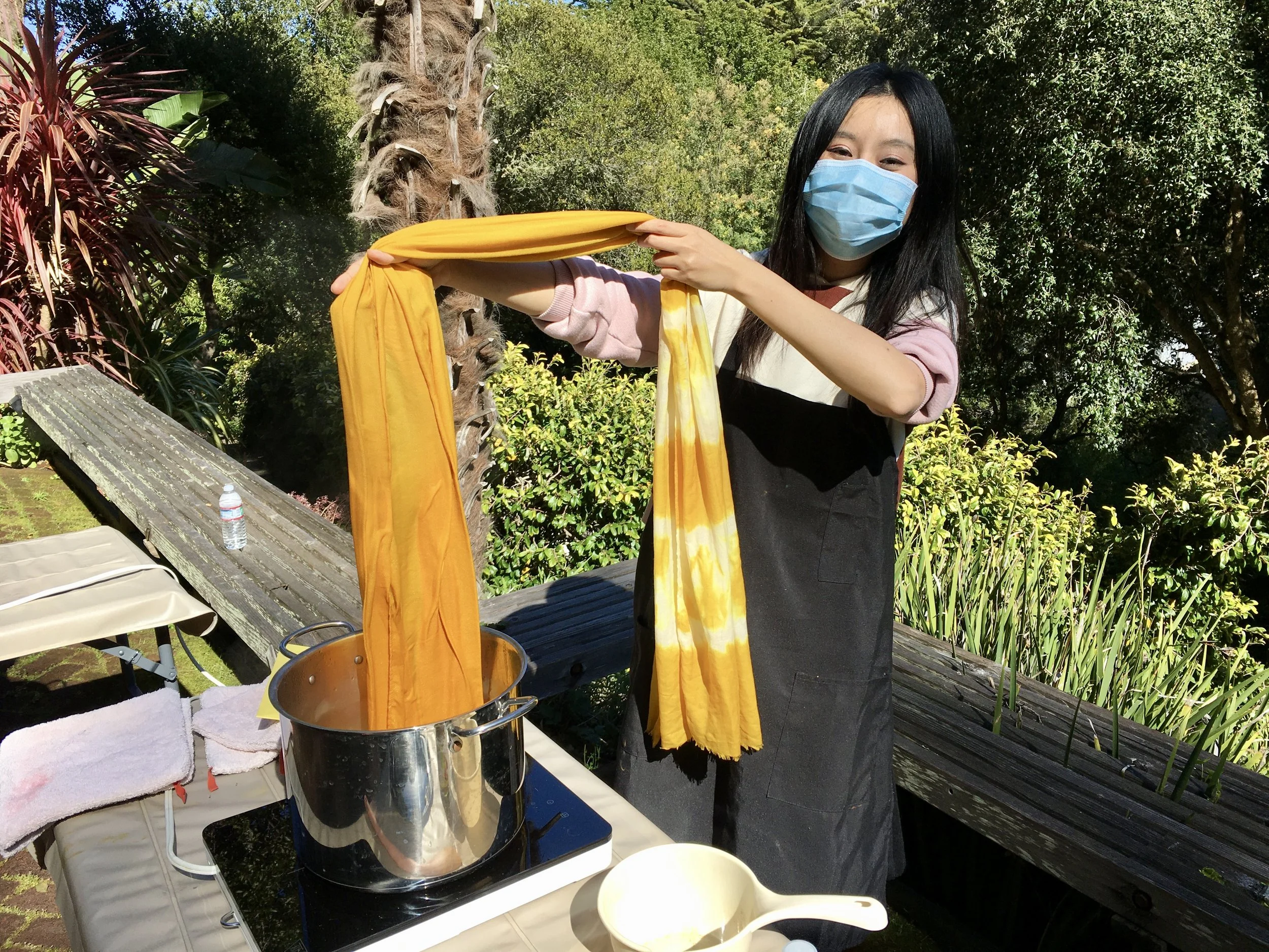 Natural dyeing