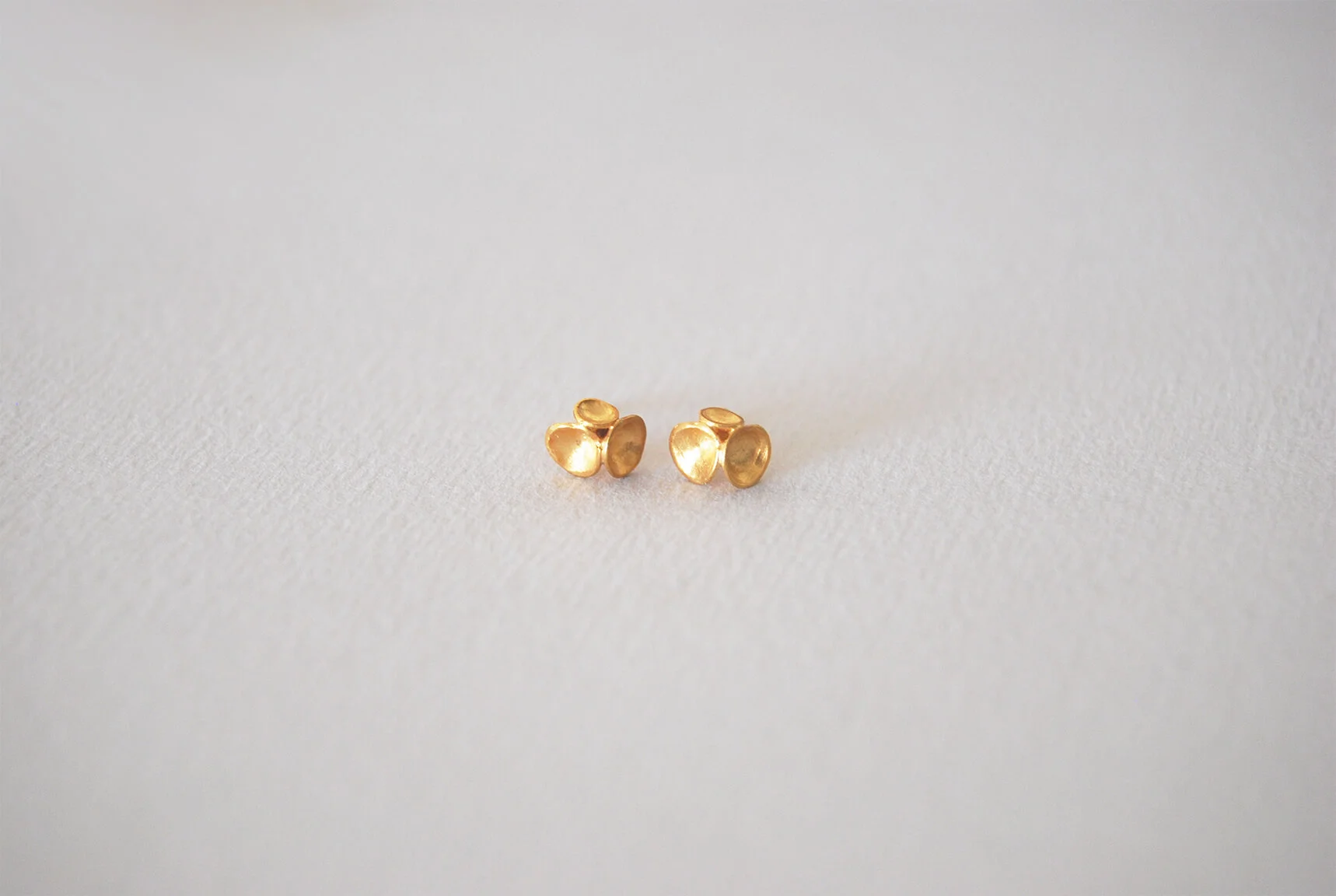 Bloom Gold Plated Earrings
