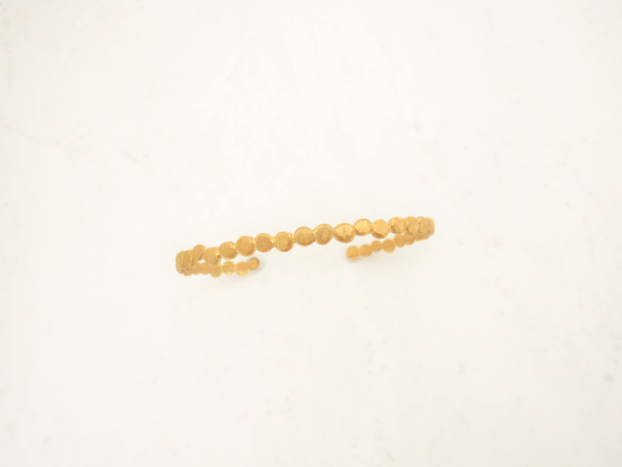 Spiral Gold Plated Bracelet