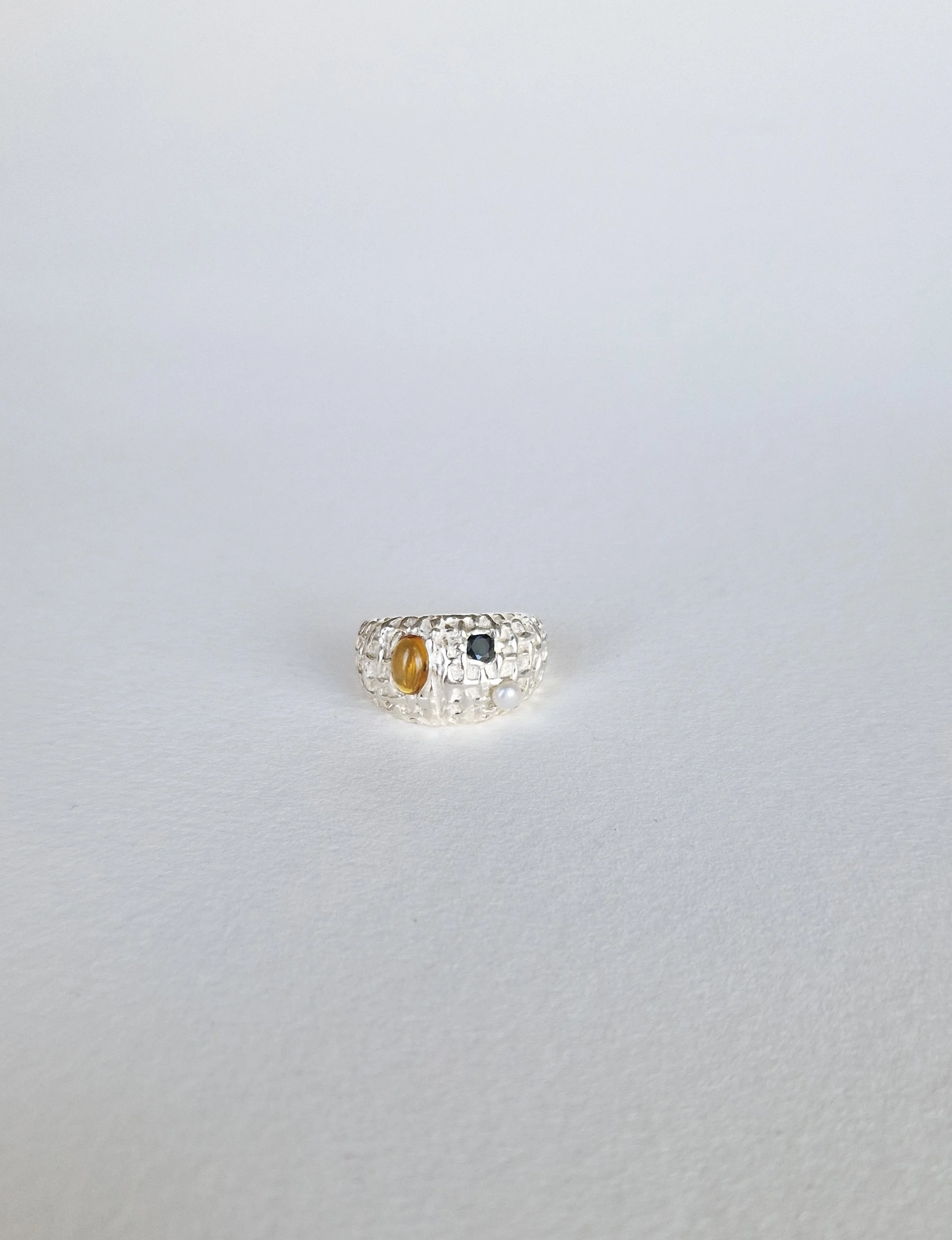 Basket Citrine Ring