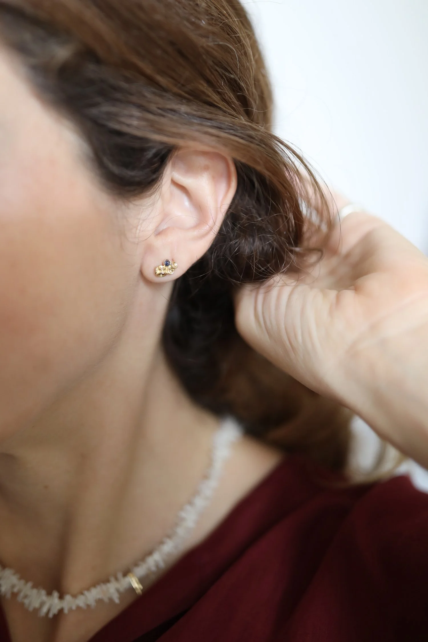 Aurora Sapphire Earring