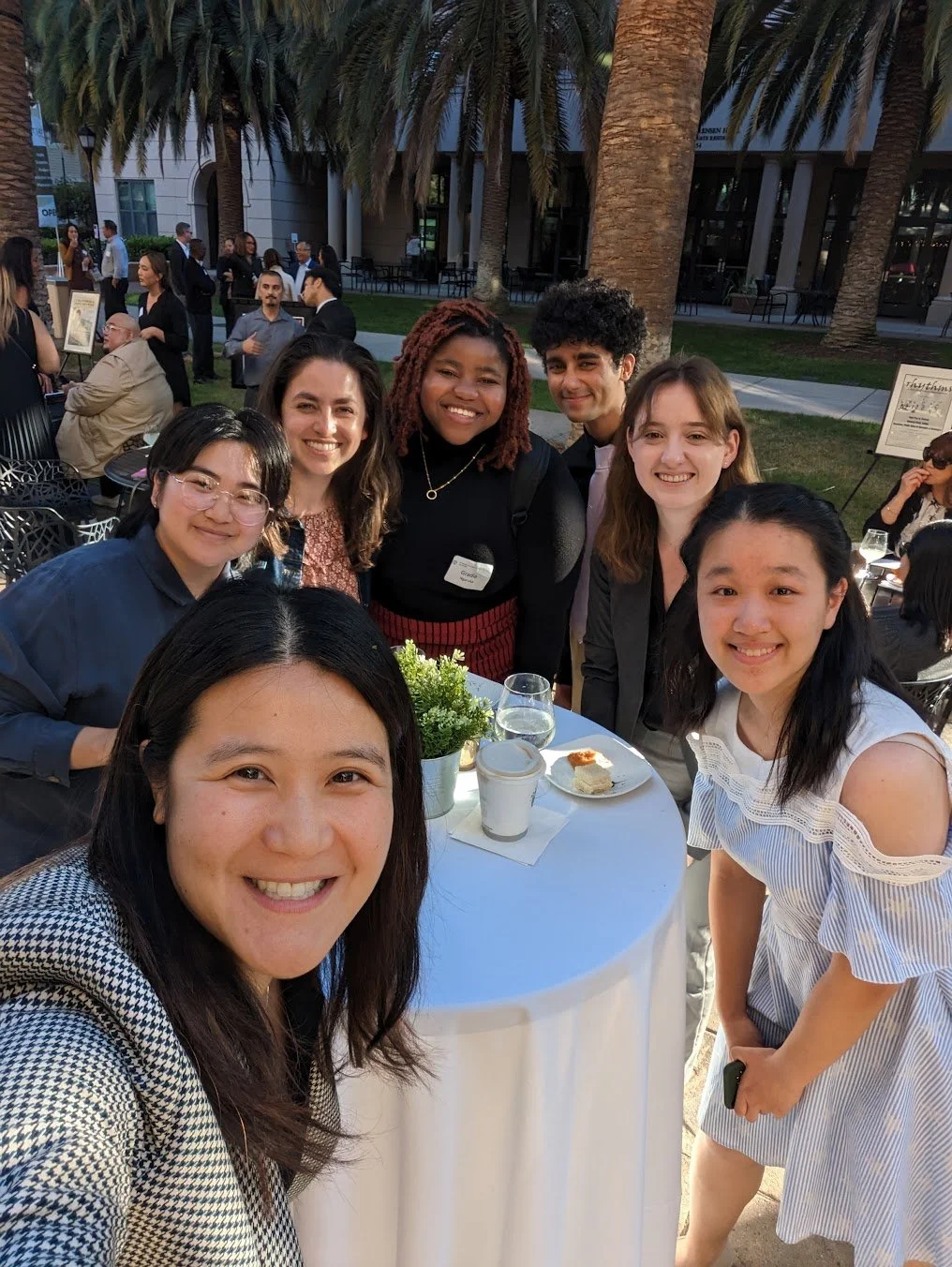 Selfie with chemical engineering students at the A3C Awards Reception